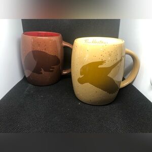 Tim Hortons Beaver and Goose Mug Set